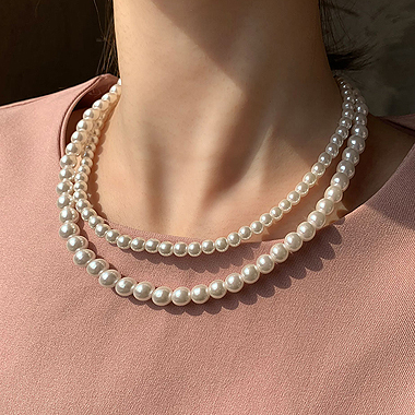 NO.X51612
特征:穿珠链, 多层链
标签:双层 珠子 珍珠