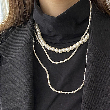 NO.X56342
特征:穿珠链, 多层链
标签:珍珠 珠子 两件套 三层